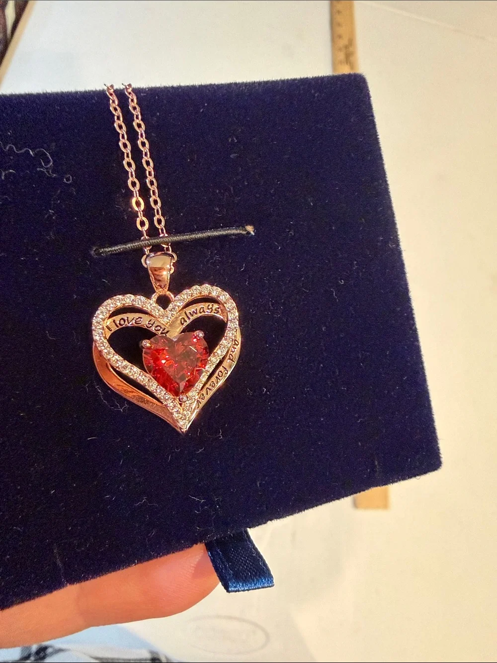 #531. Heart necklace - Picture 6 of 7
